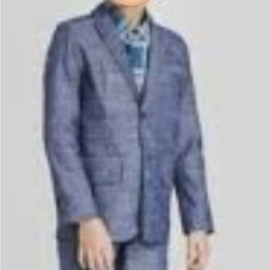 NWT Cat and Jack Boys Chambray SUIT SIZE 16. SUITable for wedding or church
